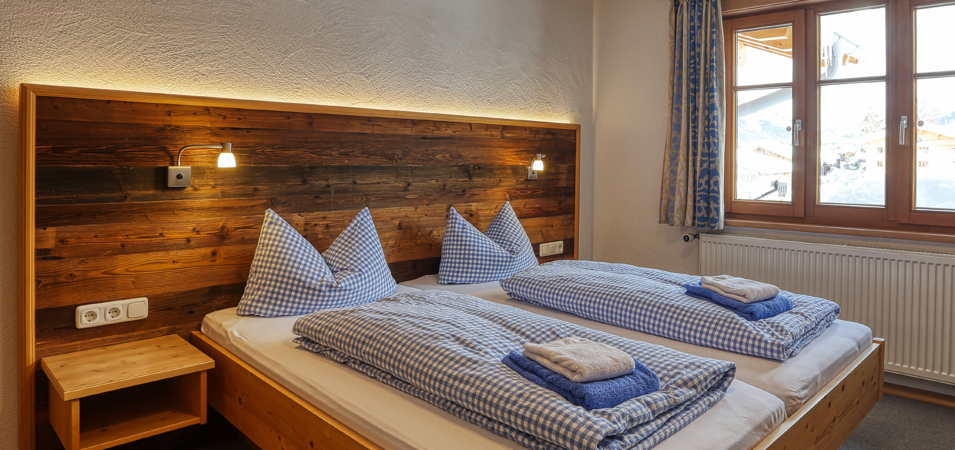 Doppelzimmer Komfort mit Balkon im Berggasthof Sonne - Urlaub barrierefrei