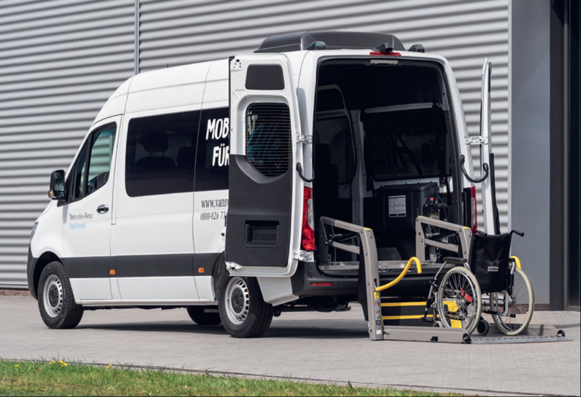 Mercedes-Benz Van Rental - "Mobilität für alle" - Urlaub barrierefrei