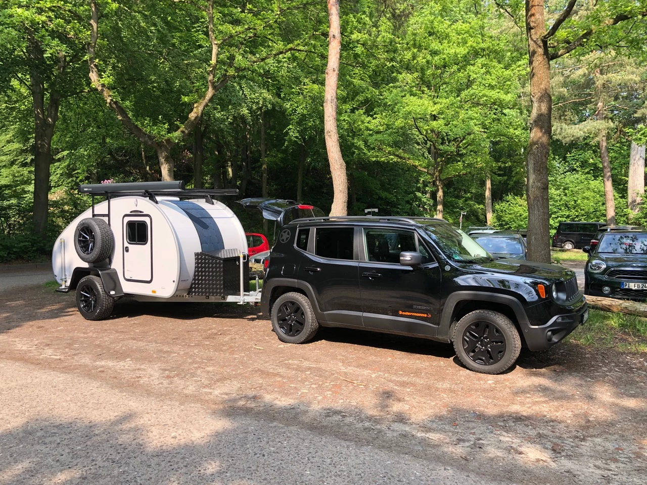Geländegängiger Mini-Wohnwagen