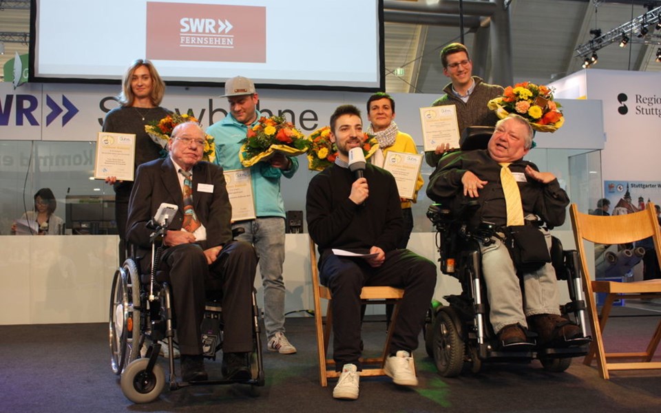 Verleihung Goldener Rollstuhl auf der CMT Stuttgart, Foto: ABS - Zentrum selbstbestimmtes Leben e.V.