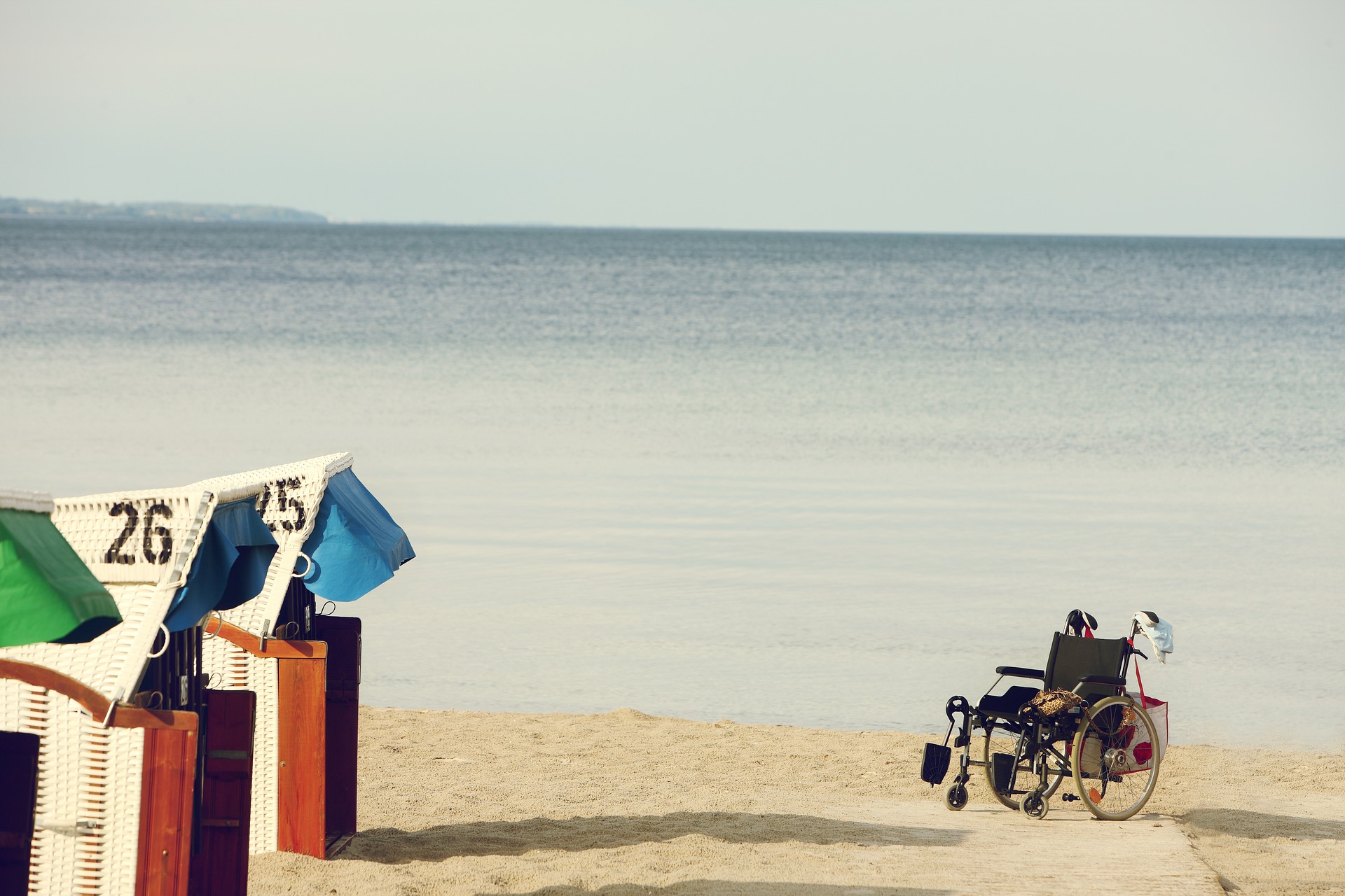 Strandurlaub mit Rollstuhl