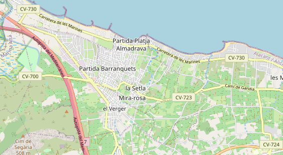 Rollstuhlgerechte Unterkunft auf Karte