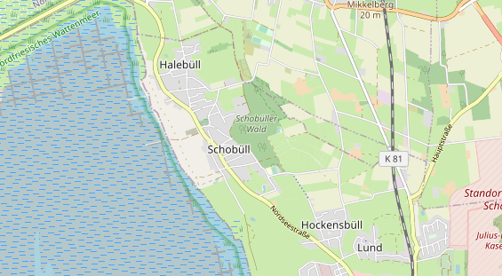 Rollstuhlgerechte Unterkunft auf Karte