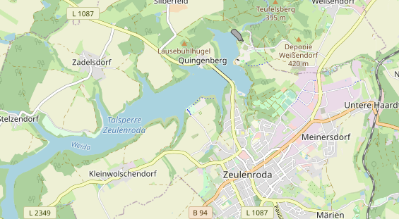 Rollstuhlgerechte Unterkunft auf Karte