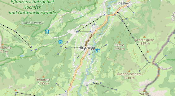 Rollstuhlgerechte Unterkunft auf Karte