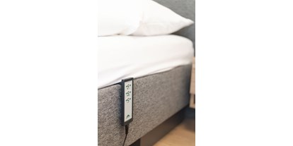 Rollstuhlgerechte Unterkunft - Unterkunftsart: Ferienwohnung - Österreich - Schlafzimmer, elektrisch verstellbare Betten - SALZKAMMERGUT LODGE