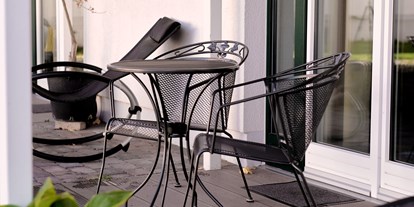 Rollstuhlgerechte Unterkunft - Unterkunftsart: Hotel - Auch der Zugang auf die Terrasse ist Schwellenlos - Hotel am Steendamm