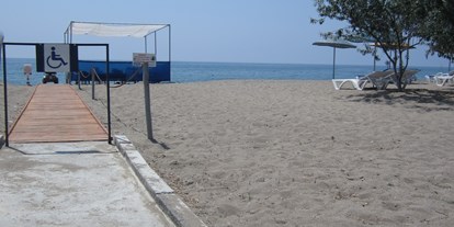 Rollstuhlgerechte Unterkunft - Türkische Westküste - Strand für einen Urlaub mit Rollstuhl - HOTEL ROLLI
