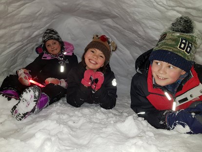 Rollstuhlgerechte Unterkunft - Pflegebett - It's great fun to play in the snow - The Friendly Moose Lapland
