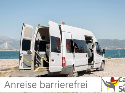 Rollstuhlgerechte Unterkunft - Mögliche Hilfsmittel: Personenlifter - Attica - Barrierefreie Anreise mit einem Transporter für Rollstühle - CareunderSun - Reisespezialist für Griechenland