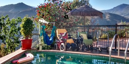 Rollstuhlgerechte Unterkunft - Schwimmbad - Costa de Almería - Colina Tropical