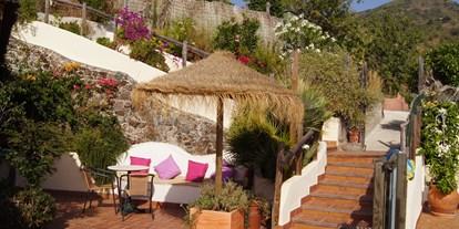 Rollstuhlgerechte Unterkunft - Unterkunftsart: Gästehaus - Spanien - Wenn nötig, wird auf die Treppe die Rampe hingelegt - Colina Tropical