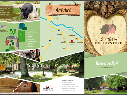 Rollstuhlgerechte Unterkunft - mit Hund - Lüneburger Heide - Barrierefreier Urlaub auf dem Land im Landhotel Eichenhof - Landleben Eichenhof