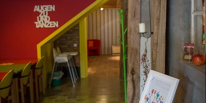 Rollstuhlgerechte Unterkunft - mit Hund - Lütjenholm - Augen zu und tanzen - Behindertenferien Nordsee - Ferienhof für Menschen mit & ohne Handicap an der Nordsee