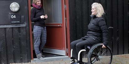 Rollstuhlgerechte Unterkunft - Pflegebett - Dronningens Ferieby