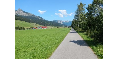 Rollstuhlgerechte Unterkunft - barrierefrei zertifiziert - Bad Grönenbach - Ausgedehnte Touren auf bestens geeigneten Wegen im Tal - Rollstuhlgerechte Ferienwohnung in Pfronten