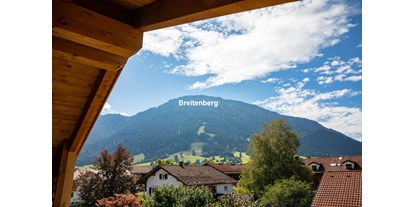 Rollstuhlgerechte Unterkunft - Tiroler Oberland - Aussicht vom Balkon Richtung Südost - Barrierefreies Appartement in Pfronten