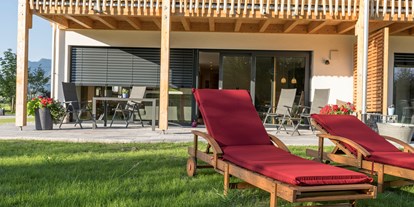 Rollstuhlgerechte Unterkunft - Barrierefreiheit-Merkmale: Für Gäste mit Gehbehinderung oder Rollstuhlfahrer - Sonthofen - Großzügige Terrasse und große Liegefläche - Mühle11