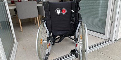 Rollstuhlgerechte Unterkunft - Barrierefreiheit-Merkmale: Für Gäste mit Gehbehinderung oder Rollstuhlfahrer - Haustür und Terrassentüren mit Nullschwellen von Alumat - Resort Stettiner Haff
