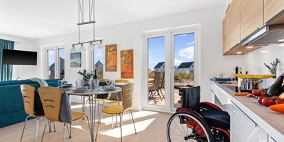 Rollstuhlgerechte Unterkunft - Unterkunftsart: Ferienwohnung - Grödersby - Küche - Rolli Oase Ostseeresort Olpenitz (Kappeln)