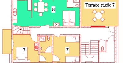 Rollstuhlgerechte Unterkunft - Unterkunftsart: Gästehaus - Rab - 2. Stock - DeltaS Appartmani - Rollstuhl und Behindertengerechte Apartments Rab - Kroatien