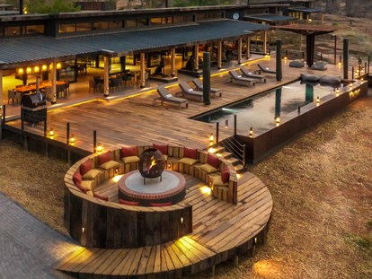 Rollstuhlgerechte Unterkunft - Pool-Lifter oder Schwimmbad-Lifter - Alles ereichbar - Ximuwu Safari Lodge Sud Afrika
