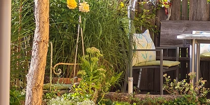Rollstuhlgerechte Unterkunft - Oberbayern - Barierefreie Zugang und Terrasse im Garten  - Barrierefreie Ferienwohnung im 115 Jahre altem Jugendstilhaus