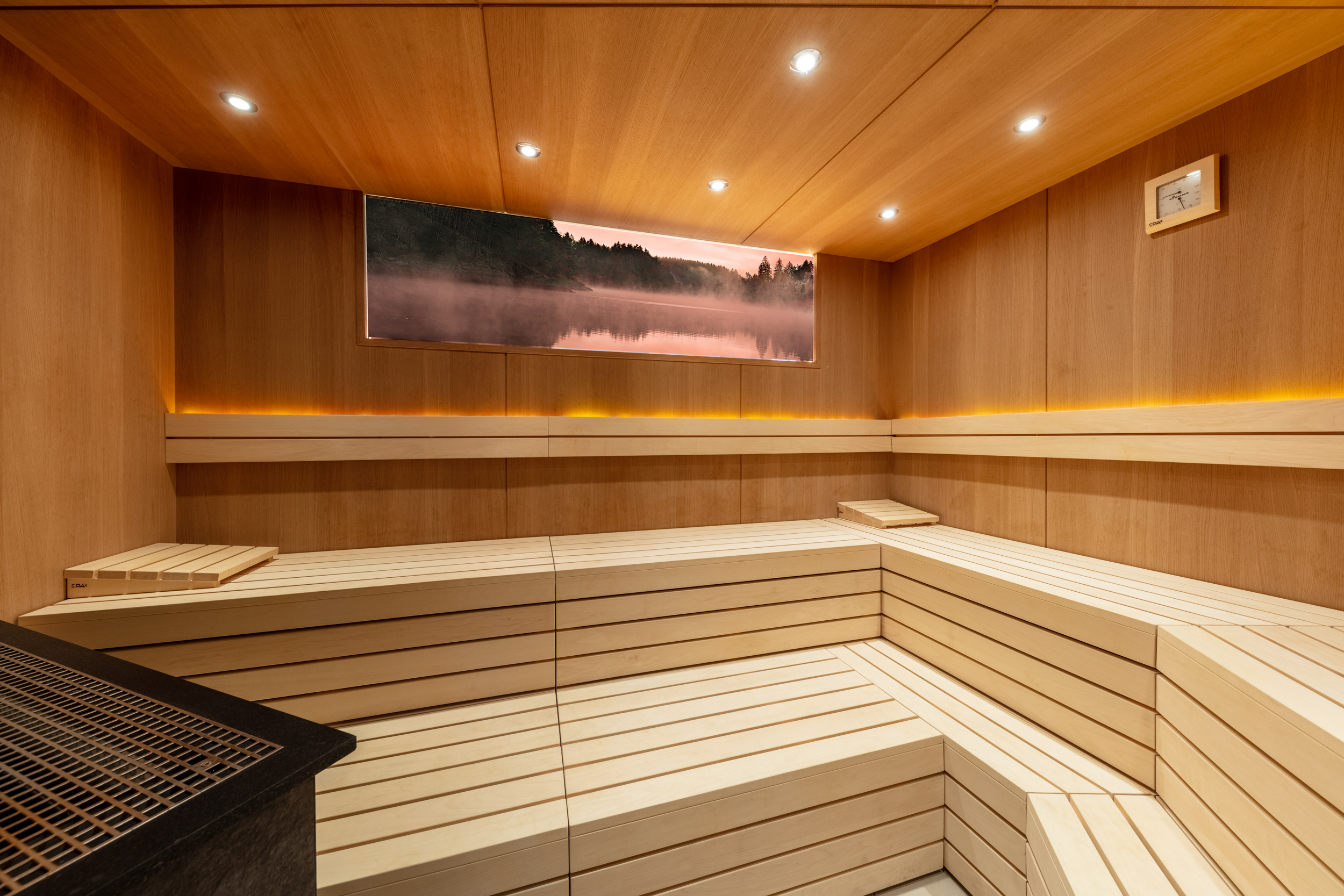 Rollstuhl-Urlaub: Sauna im Fitnessraum - Hotel Zeitgeist Vienna