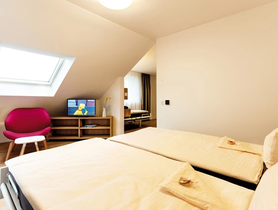 Rollstuhl-Urlaub: 3-Bettzimmer mir Seesicht - Ferienhotel Bodensee, Stiftung Pro Handicap