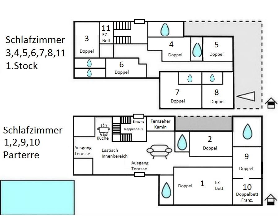 Rollstuhl-Urlaub: ⭐ Gruppenferienhaus Villa in Zentralistrien ⭐