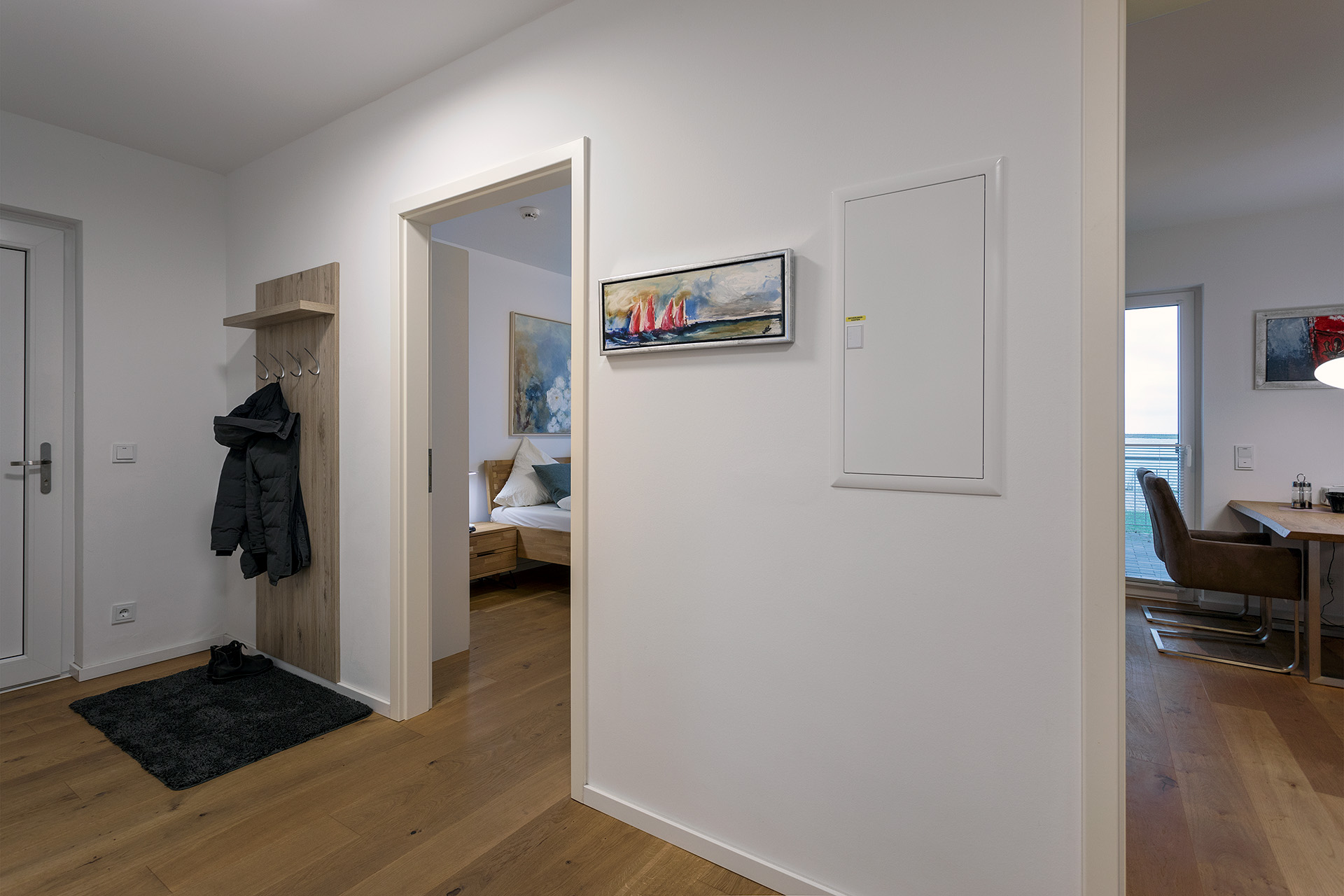 Rollstuhl-Urlaub: Flur - SP 3 FW Eastside App. 3 Olpenitz