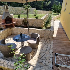 Rollstuhl-Urlaub: Eigene private Terrasse - Villa Babalonija