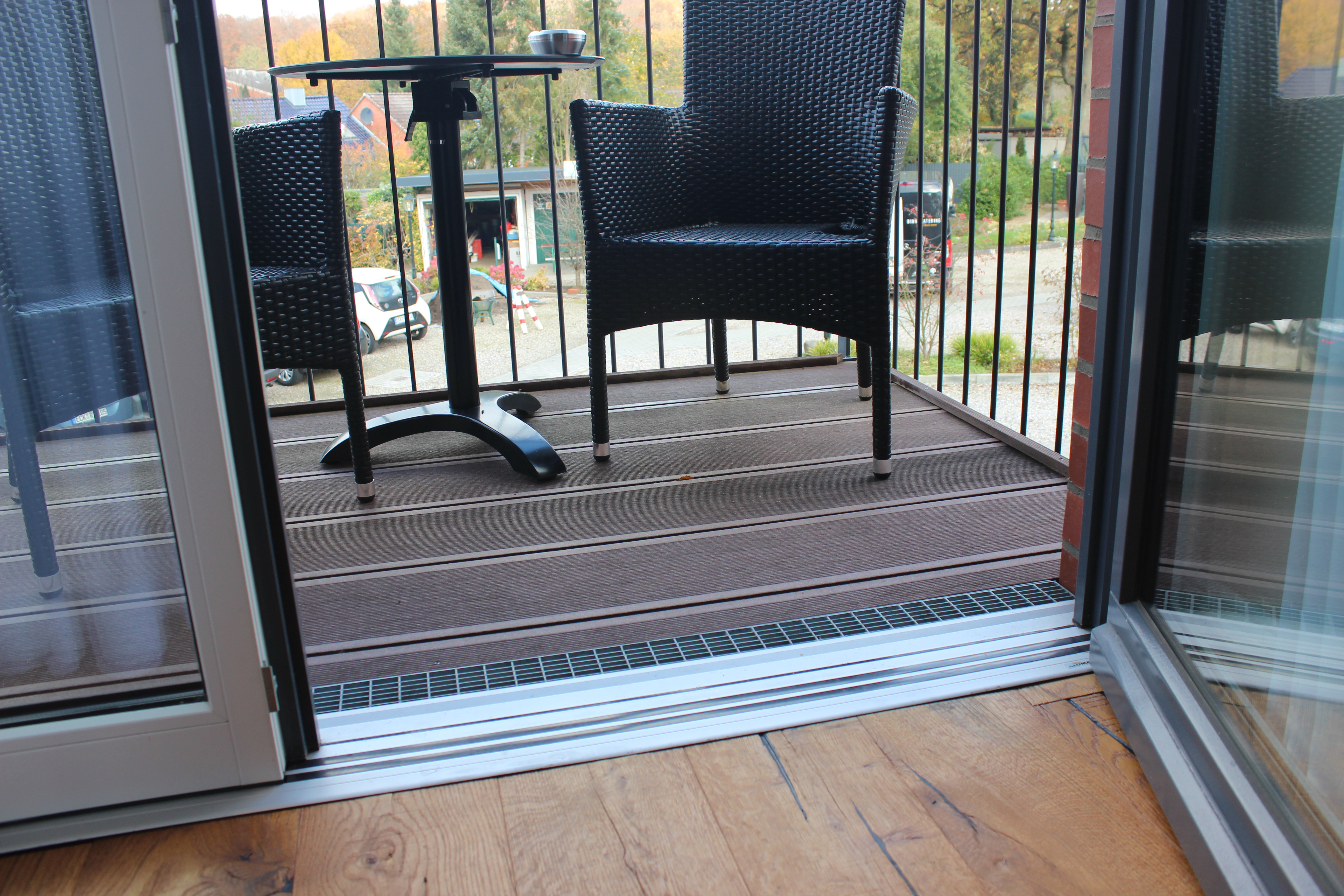 Rollstuhl-Urlaub: Balkon Zugang - Hotel Birke