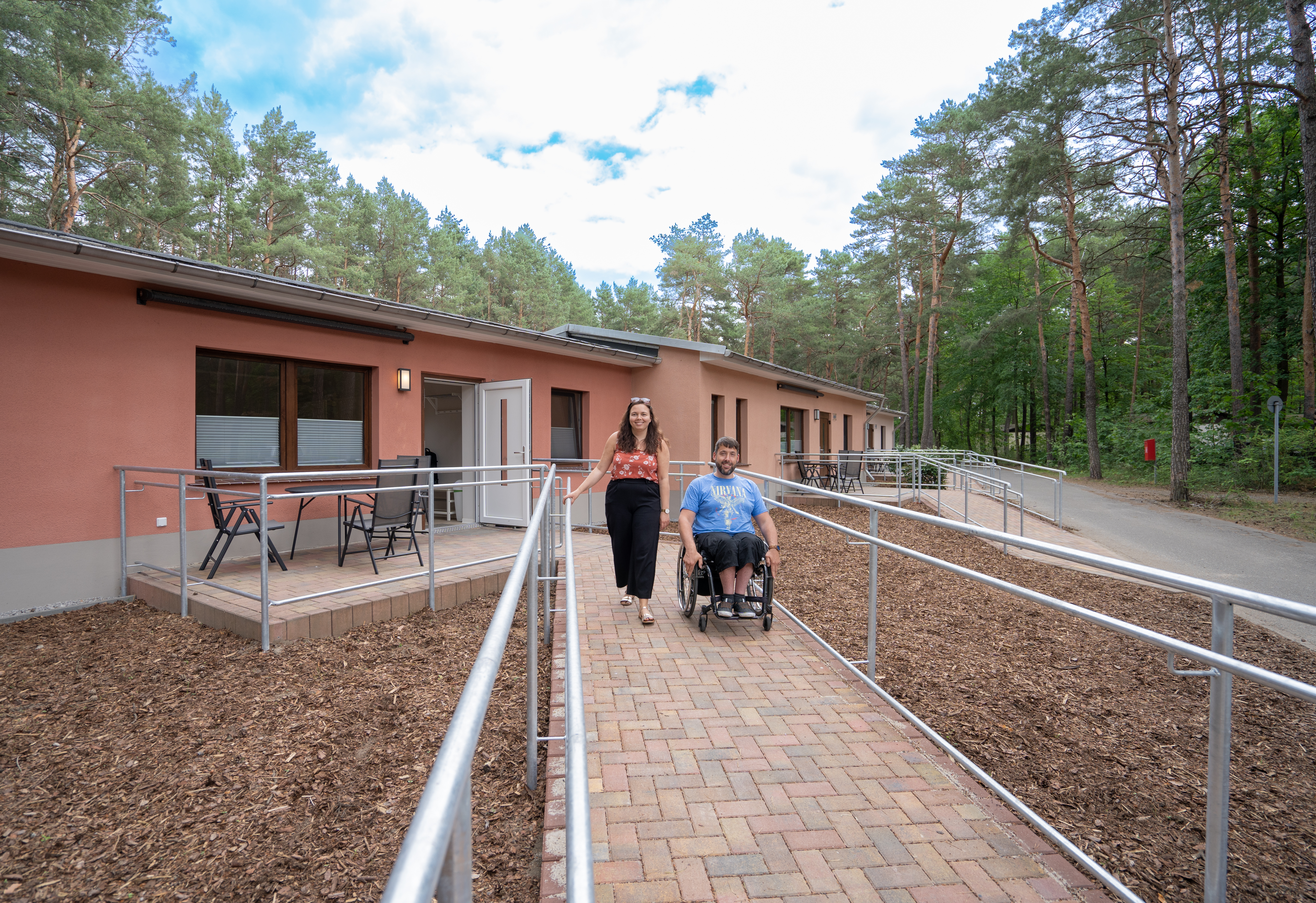 Rollstuhlgerechte Unterkunft - Elsterheide - Reihenhaus im Familienpark Senftenberger See