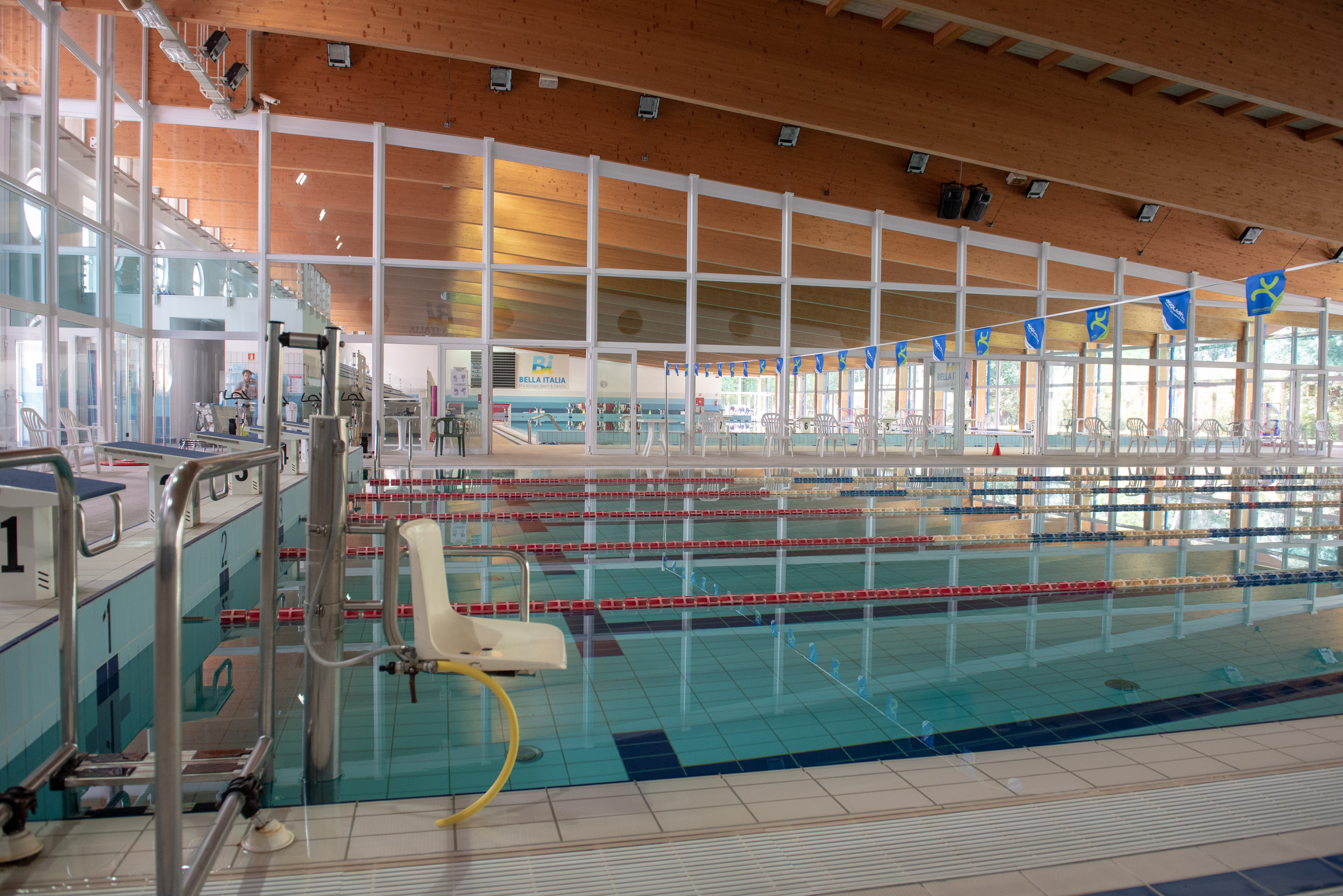 Rollstuhlgerechte Unterkunft - Meer - Hallenbad mit Lift - Feriendorf Bella Italia