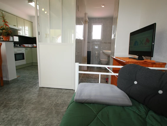 Rollstuhl-Urlaub: Offener Wohnbereich - Residencial Thomas A1-A4