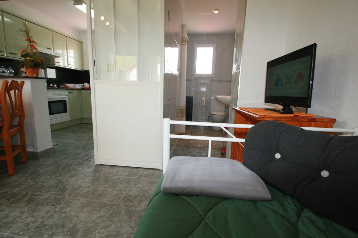 Rollstuhl-Urlaub: Offener Wohnbereich - Residencial Thomas A1-A4