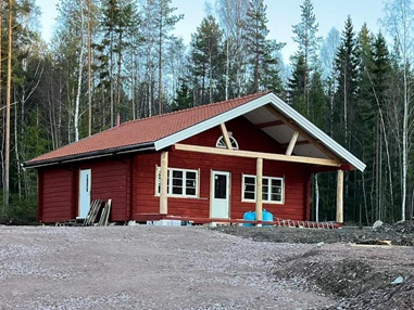 Rollstuhl-Urlaub: Blockhütte in Dalarna Schweden