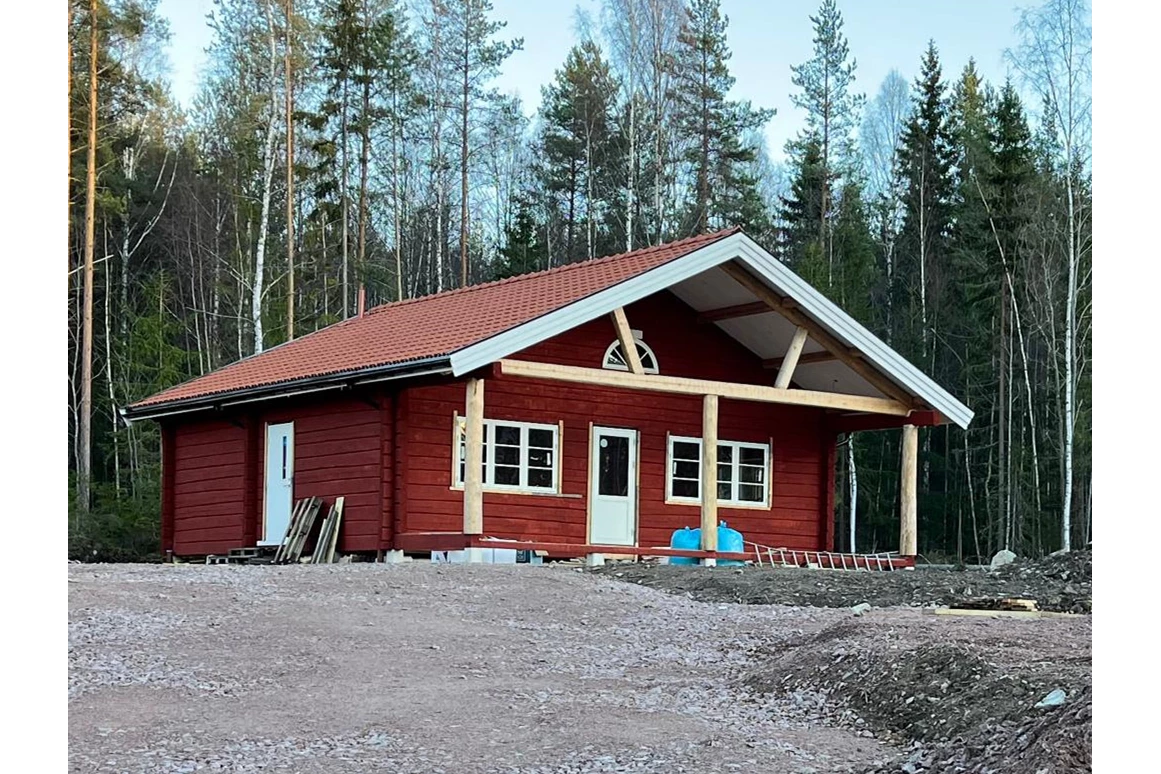Rollstuhl-Urlaub: Blockhütte in Dalarna Schweden