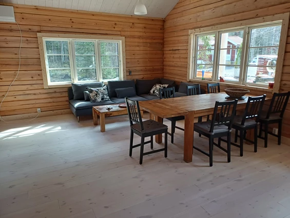 Rollstuhl-Urlaub: Blockhütte in Dalarna Schweden