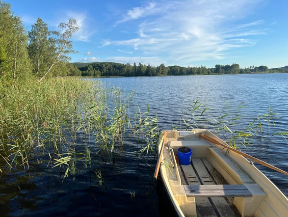 Rollstuhl-Urlaub: Blockhütte in Dalarna Schweden