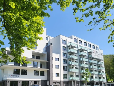 Rollstuhl-Urlaub: Außenansicht der Unterkunft - Gandersheimer Boardinghouse
