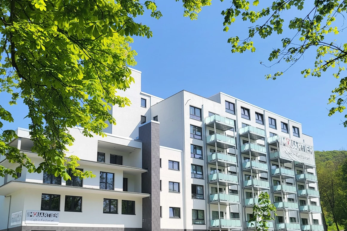 Rollstuhl-Urlaub: Außenansicht der Unterkunft - Gandersheimer Boardinghouse