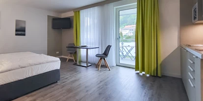 Rollstuhlgerechte Unterkunft - Weserbergland, Harz ... - Blick in eine Juniorsuite - Gandersheimer Boardinghouse