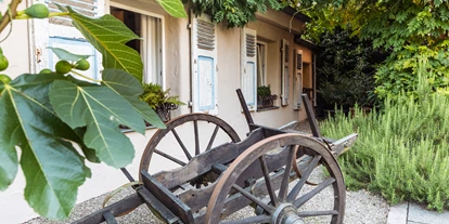 Rollstuhlgerechte Unterkunft - Unterkunftsart: Ferienhaus - Außenfassade Gartenhaus - Senhalser Höfe - Apartment Gartenhaus