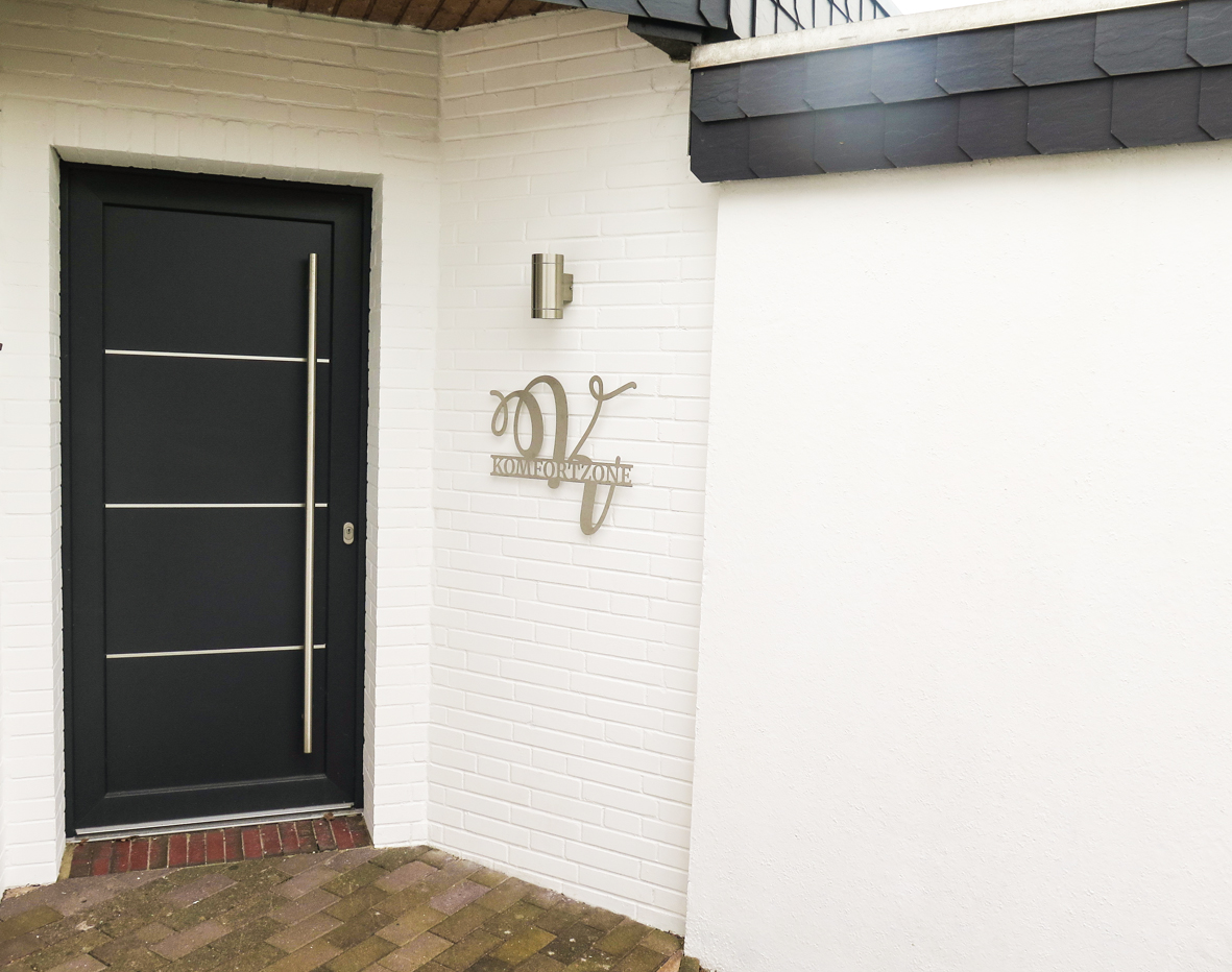 Rollstuhl-Urlaub: Eingang barrierefreie Ferienwohnung Brietlingen nahe Lüneburg - FeWo Komfortzone Brietlingen