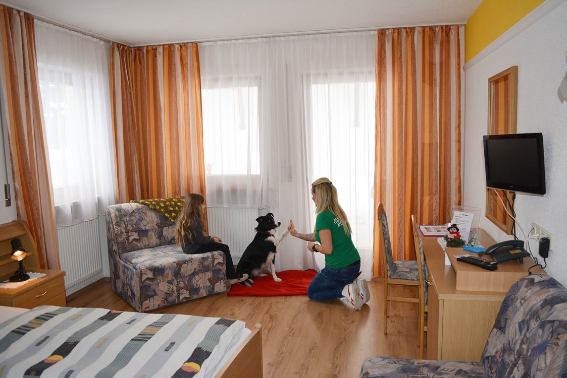 Rollstuhl-Urlaub: Hundefreundliche Hotelzimmer - Hotel Sonja in Südtirol