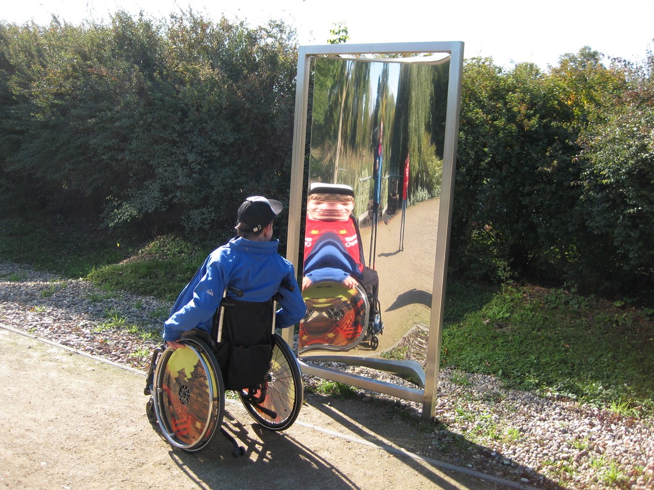 Ferienhaus "Milchstraße" im Natur- und Sternenpark Westhavelland Ausflugsziele speziell für Rollstuhlfahrer Optikpark Rathenow