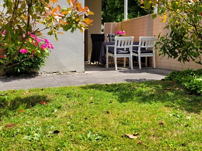 Rollstuhlgerechte Unterkunft - Garten - FeWo Seewind barrierefrei Überlingen am Bodensee