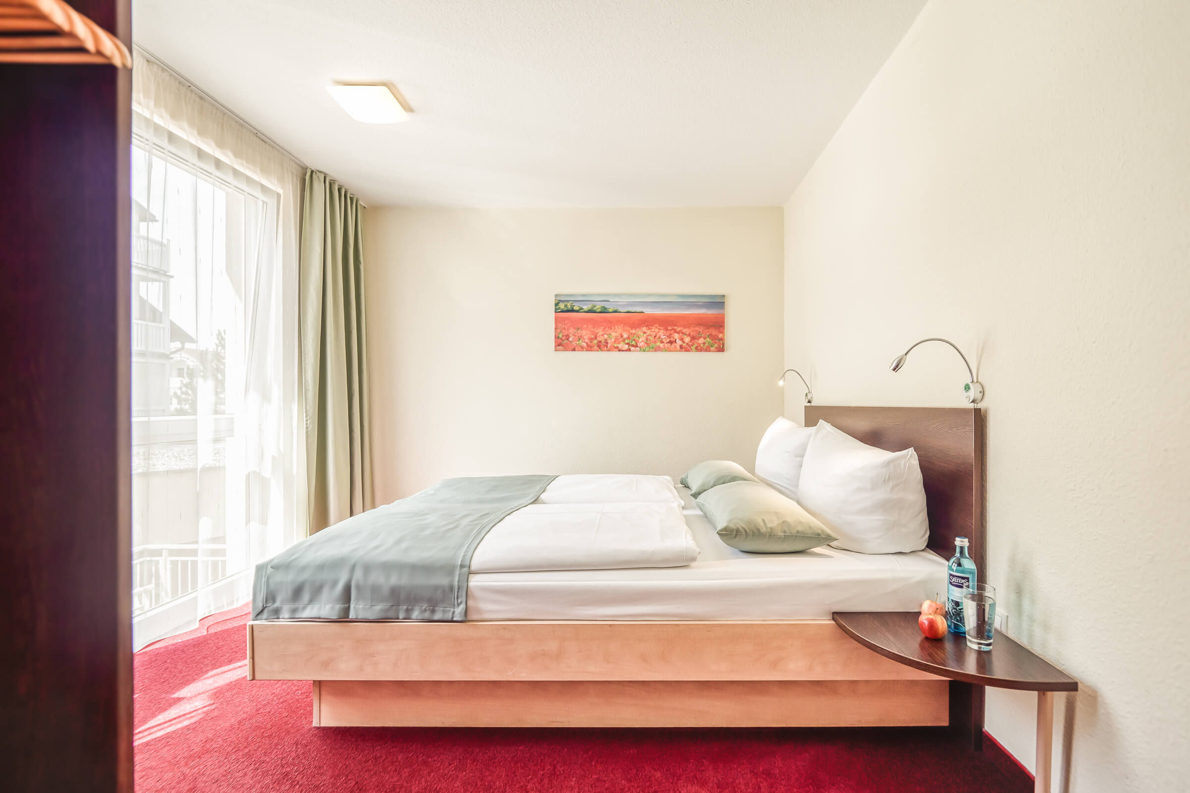 Rollstuhlgerechte Unterkunft - Doppelzimmer Komfort behindertengerecht - Familien- & Gesundheitshotel Villa Sano